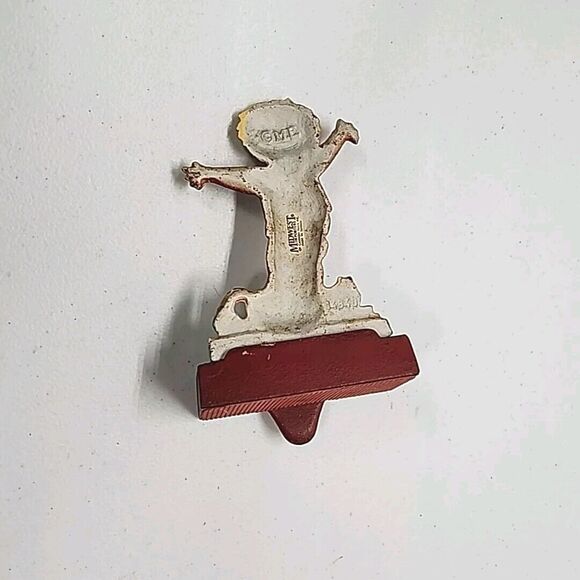 Mary Engelbreit Stocking Hanger Holder I Love Christmas Boy 5" Midwest Cast Iron - Picture 4 of 9